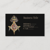 Carte De Visite Masonic EyeSs (Dos)