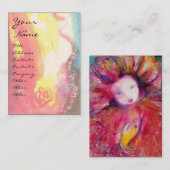 CARTE DE VISITE MASQUE EN ROUGE (Devant / Derrière)