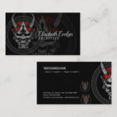 Carte De Visite Masque japonais (Devant / Derrière)