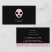 Carte De Visite Masque visage pour soins (Devant / Derrière)