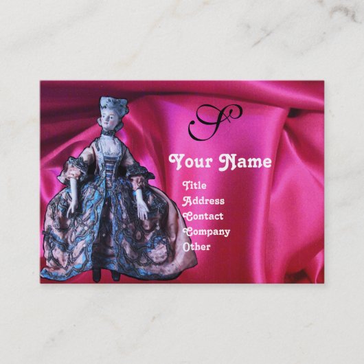 CARTE DE VISITE MASQUERADE MASQUÉRADE DE PUPPETS ITALIENS ANTIQUE, (Devant)