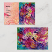 Carte De Visite MASQUERADE NUIT, Décor, Artiste de théâtre (Devant / Derrière)