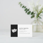 Carte De Visite Masques d'action (Debout devant)