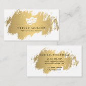 Carte De Visite Masques intérimaires souriants tristes (Devant / Derrière)