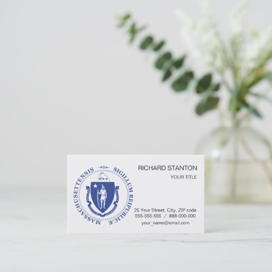 Carte De Visite Massachusetts (Debout devant)