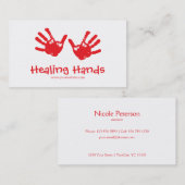 Carte De Visite Massage (Devant / Derrière)