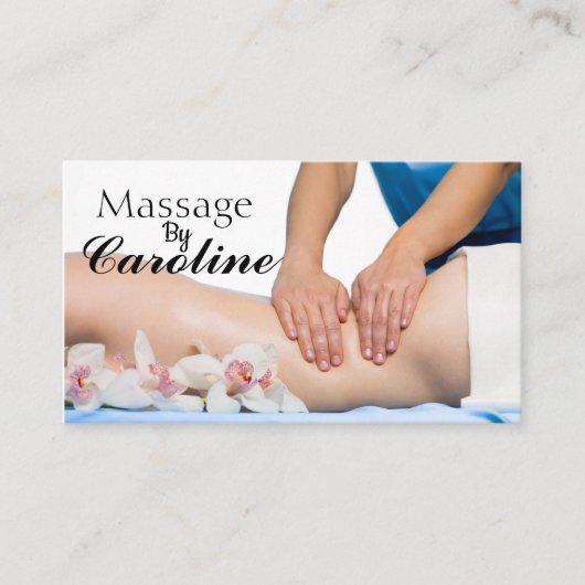 Carte De Visite Massage (Devant)