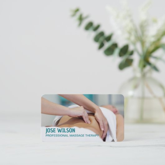 Carte De Visite Massage (Debout devant)