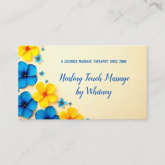 Carte De Visite Massage (Devant)