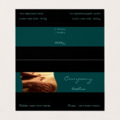 Carte De Visite Massage (Extérieur déplié)