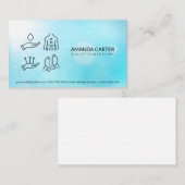 Carte De Visite Massage | Acupuncture Médecine holistique (Devant / Derrière)