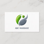 Carte De Visite MASSAGE Alternative holistique Intégrale (Dos)