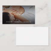 Carte De Visite Massage | Bien-être en santé (Devant / Derrière)