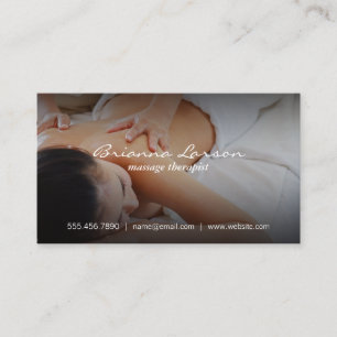 Carte De Visite Massage   Bien-être en santé