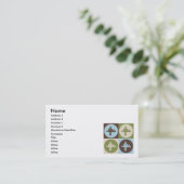 Carte De Visite Massage d'art de bruit (Debout devant)
