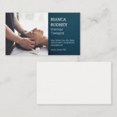 Carte De Visite Massage de la tête (Devant / Derrière)