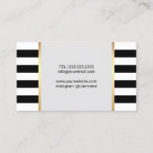 Carte De Visite Massage de pieds Thrapy Praticien Trempe moderne (Dos)