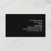 Carte De Visite massage de réflexothérapie et de pied (Dos)