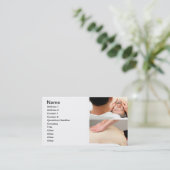 Carte De Visite Massage de visage et de dos (Debout devant)