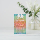 Carte De Visite Massage de zen (Debout devant)