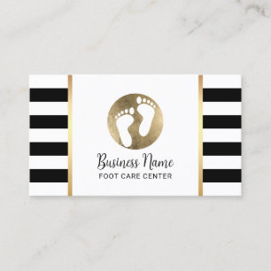 Carte De Visite Massage des pieds Podiatre Praticien Spa moderne