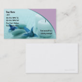 Carte De Visite Massage Design unique (Devant / Derrière)