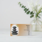 Carte de visite massage/détente (Debout devant)