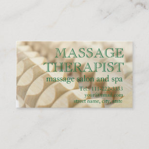 Carte De Visite Massage et thérapeute