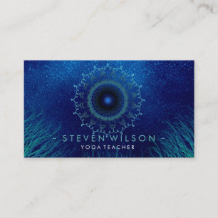 Carte De Visite Massage holistique de méditation de yoga de