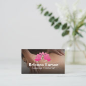 Carte De Visite Massage | Logo spa (Debout devant)