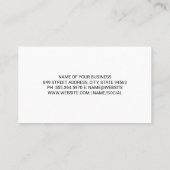 Carte De Visite Massage | Logo spa (Dos)