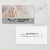 Carte De Visite Massage | Massage du dos (Devant / Derrière)