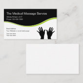 Carte De Visite Massage Médicale de zen (Devant / Derrière)