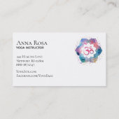 Carte De Visite Massage Mindfullness de Reiki de professeur de (Dos)