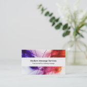 Carte De Visite Massage moderne (Debout devant)