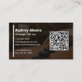 Carte De Visite Massage professionnel Modèle Design (Devant)