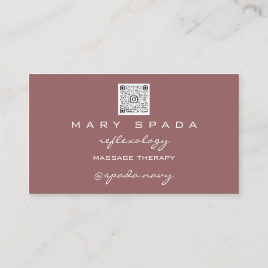 Carte De Visite Massage Réflexologie Parties scintillant mains Gol (Dos)