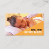 Carte De Visite Massage relaxant, massothérapeute (Devant)