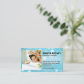 Carte De Visite Massage Spa | Relaxation Service (Debout devant)