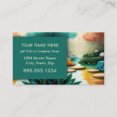 Carte De Visite Massage Spa Salon Nails Professional Executive (Dos)