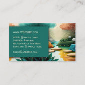 Carte De Visite Massage Spa Salon Nails Professional Executive (Devant)