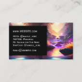 Carte De Visite Massage Spa Salon Reiki Professional Executive (Devant)