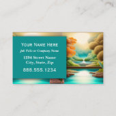 Carte De Visite Massage Spa Salon Wellness Professional Executive (Dos)