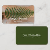 Carte De Visite Massage thaï spa (Devant / Derrière)