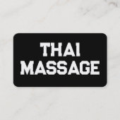 Carte De Visite Massage thaïlandais (Devant)