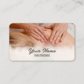 Carte De Visite Massage thaïlandais (Devant)