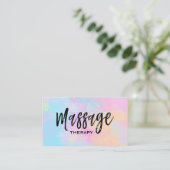 Carte De Visite *~* Massage Thérapie Abstraite (Debout devant)