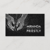 Carte De Visite Massage Thérapie Guérison Mains Énergie Spa Bien-ê (Devant)