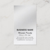 Carte De Visite Massage Thérapie Guérison Mains Énergie Spa Bien-ê (Dos)