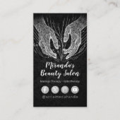 Carte De Visite Massage Thérapie Guérison Mains Énergie Spa Bien-ê (Devant)